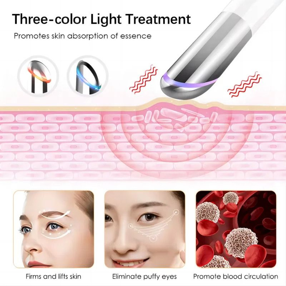 5 In 1 Eye Beauty Device For Dark Circles Puffiness And Skin Rejuvenation 2