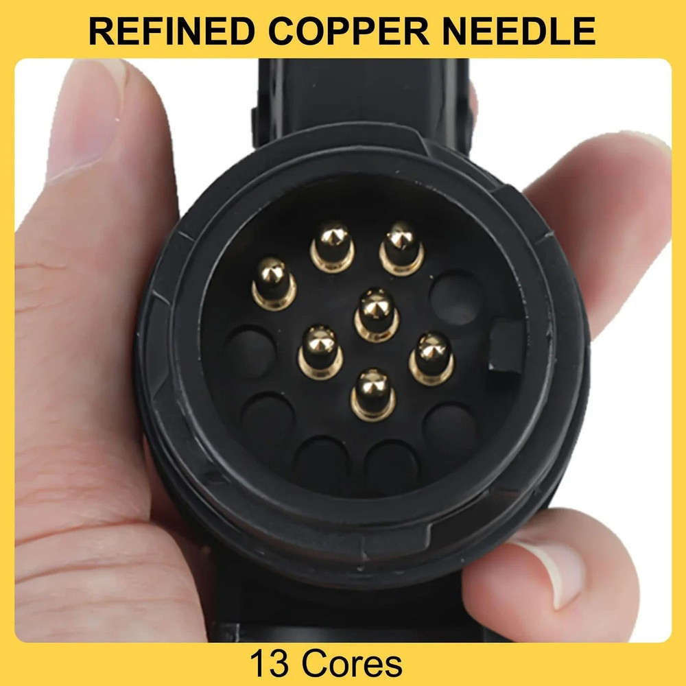 Trailer Adapter Plug To Convert 13 Pin Vehicle Socket To 7 Pin Trailer Connection 3