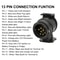 Trailer Adapter Plug To Convert 13 Pin Vehicle Socket To 7 Pin Trailer Connection 5