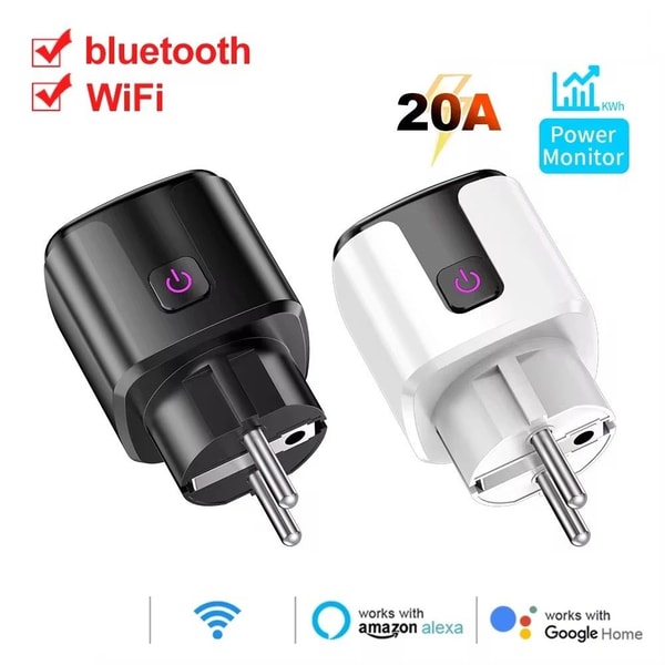 Smart WiFi Power Monitoring Socket With Child Lock And Voice Control 0