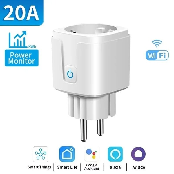 Smart WiFi Power Monitoring Socket With Child Lock And Voice Control 6