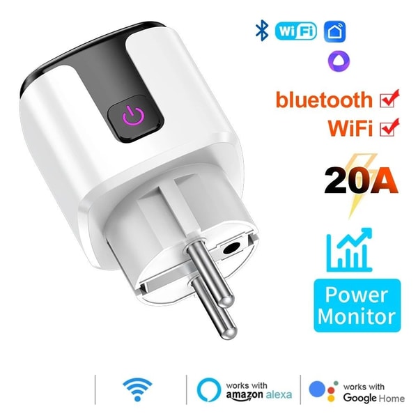 Smart WiFi Power Monitoring Socket With Child Lock And Voice Control 7