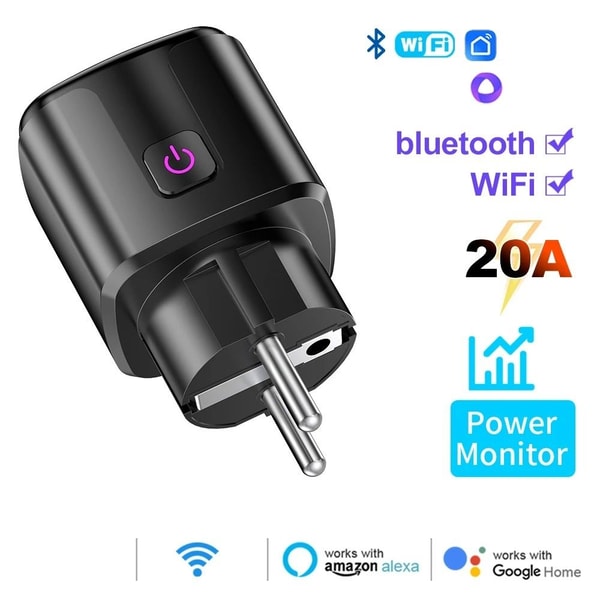 Smart WiFi Power Monitoring Socket With Child Lock And Voice Control 8