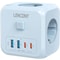 Compact EU Power Cube With AC Outlets USB And Type C Charging 9