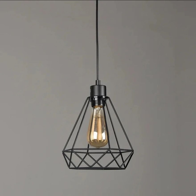 Nordic Iron Pendant Light For Restaurant Bar And Attic Decor 6