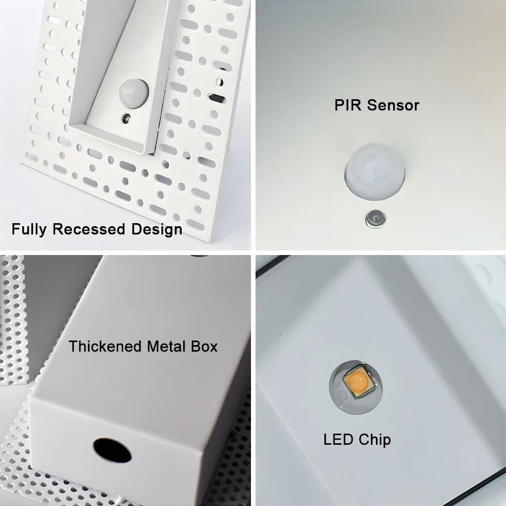 Embedded LED Step Light With Motion Detection 4