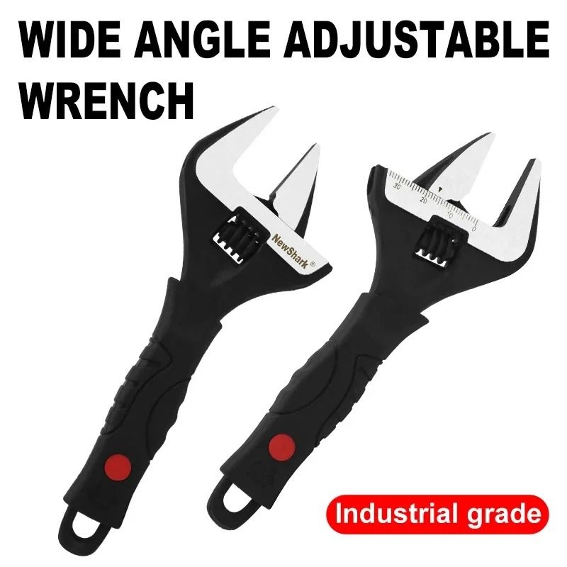 Adjustable Spanner Set With Swivel Measuring Tool 0