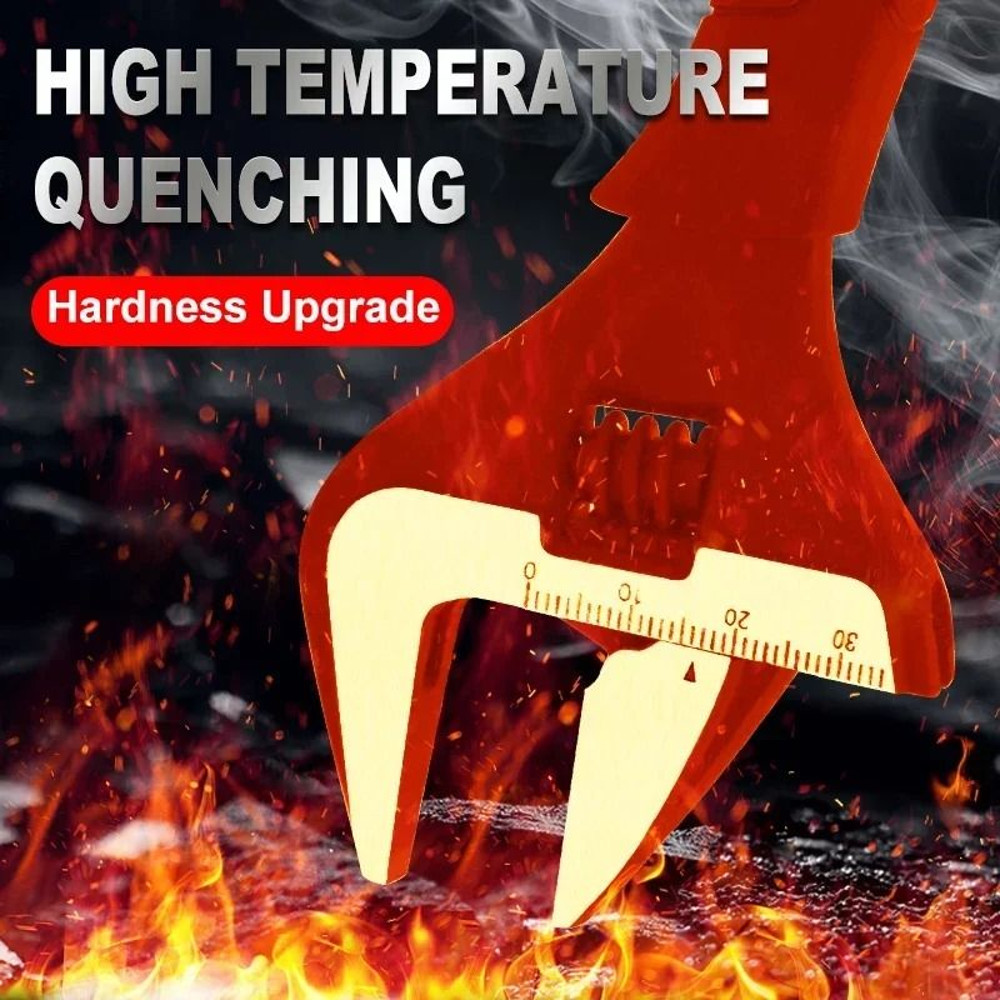 Adjustable Spanner Set With Swivel Measuring Tool 3