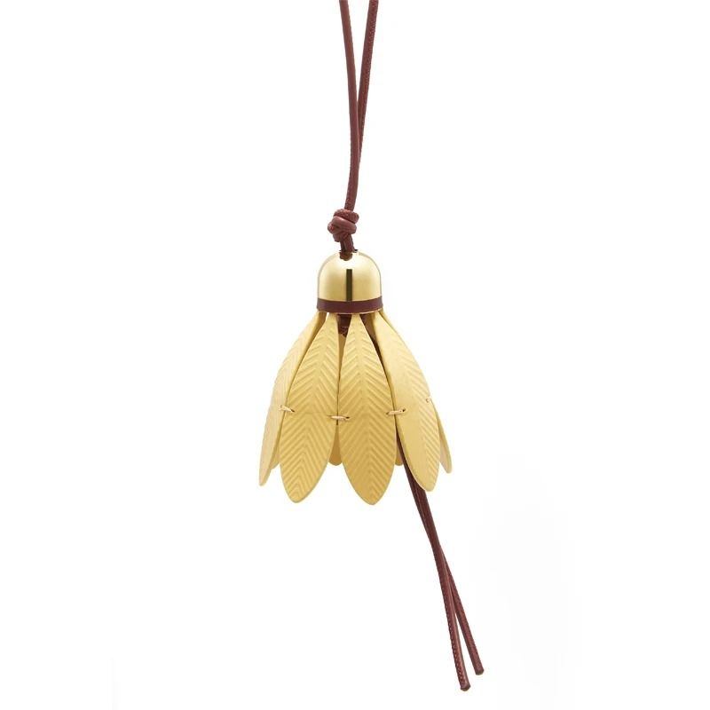 Leather Flower Bag Charm 7