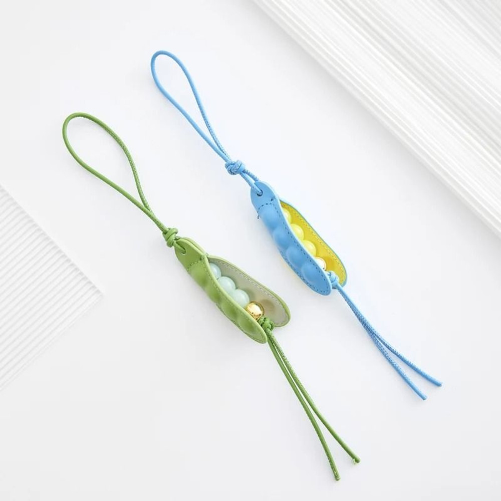 Leather Flower Bag Charm 24