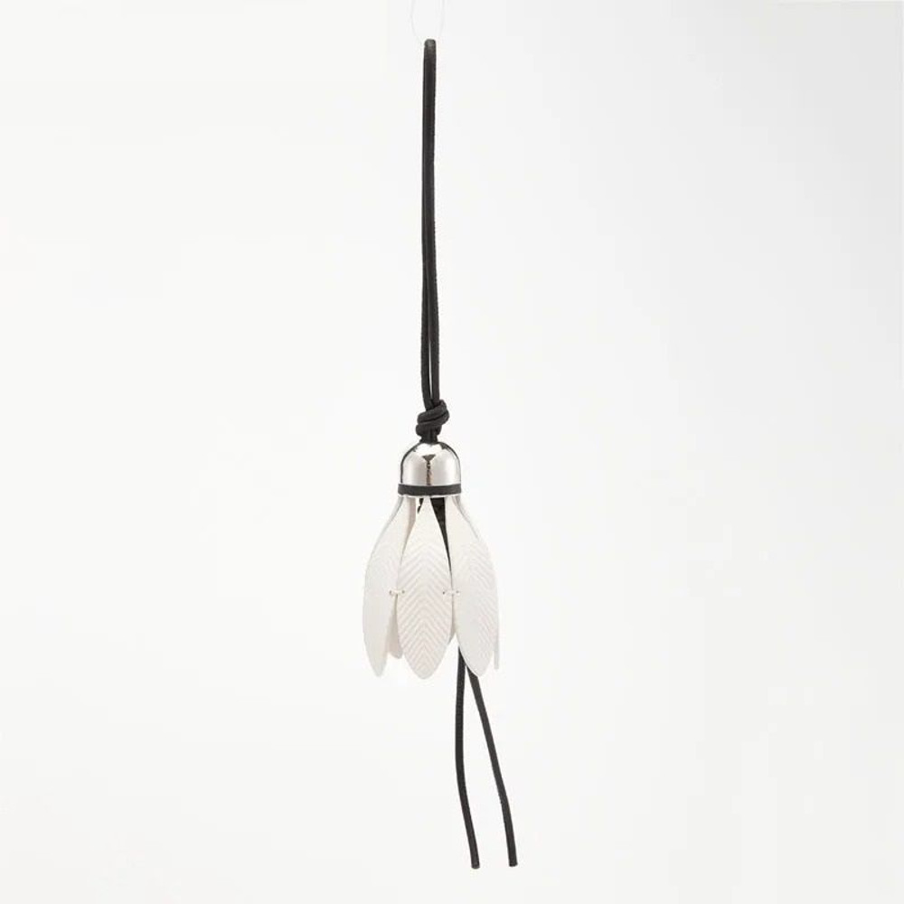 Leather Flower Bag Charm 25