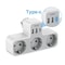 Multi Outlet EU Power Strip With USB Charging And Safety 7