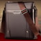 Vintage Style PU Leather Messenger Bag For Men 0