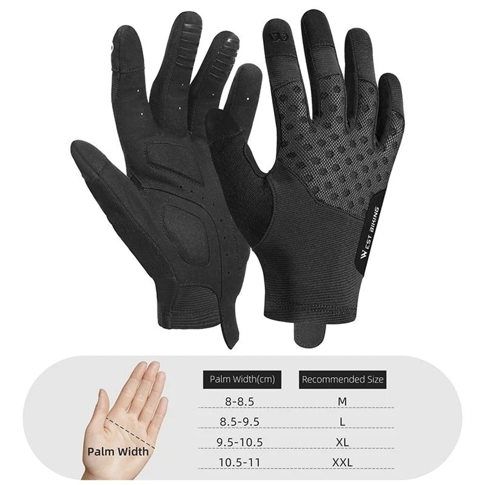 All Season Cycling Gloves For Touch Screen Use 5
