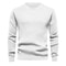 Mens Casual Crew Neck Sweatshirt Solid Color Long Sleeve Top 3
