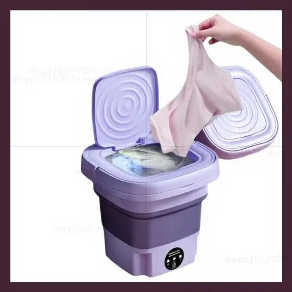 Smart Folding Washing Machine Large Capacity Portable Laundry Cleaner For Home And Dorm Use 7