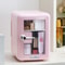 Portable Mini Fridge With Viewing Window For Drinks And Makeup 0