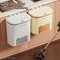 Wall Mounted Kitchen Trash Can With Lid 0