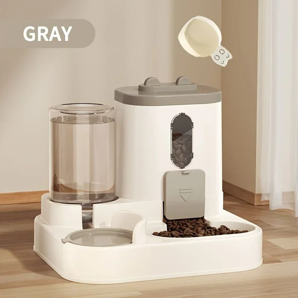 Automatic Cat Food And Water Dispenser Combo 5