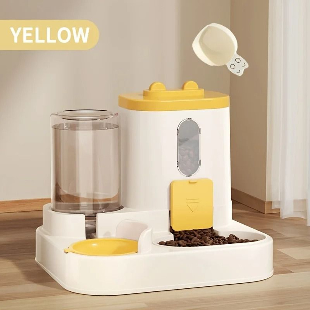 Automatic Cat Food And Water Dispenser Combo 7