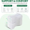 Memory Foam Knee Pillow With Adjustable Straps For Side Sleepers 0