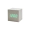Wooden Cube Voice Control Alarm Clock 17