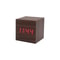 Wooden Cube Voice Control Alarm Clock 8