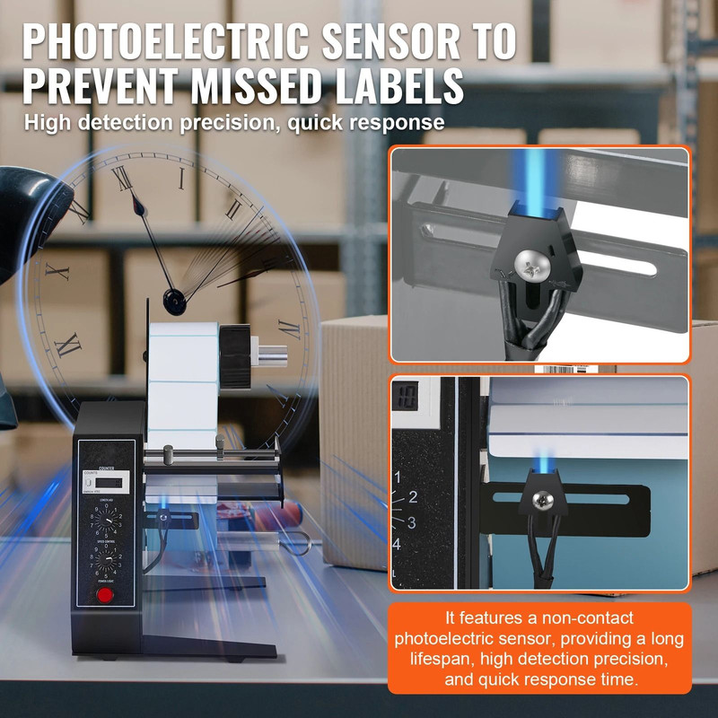 Automatic Label Dispenser With Adjustable Speed And Counter 4
