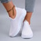 Womens Summer Breathable Mesh Flat Sneakers 0