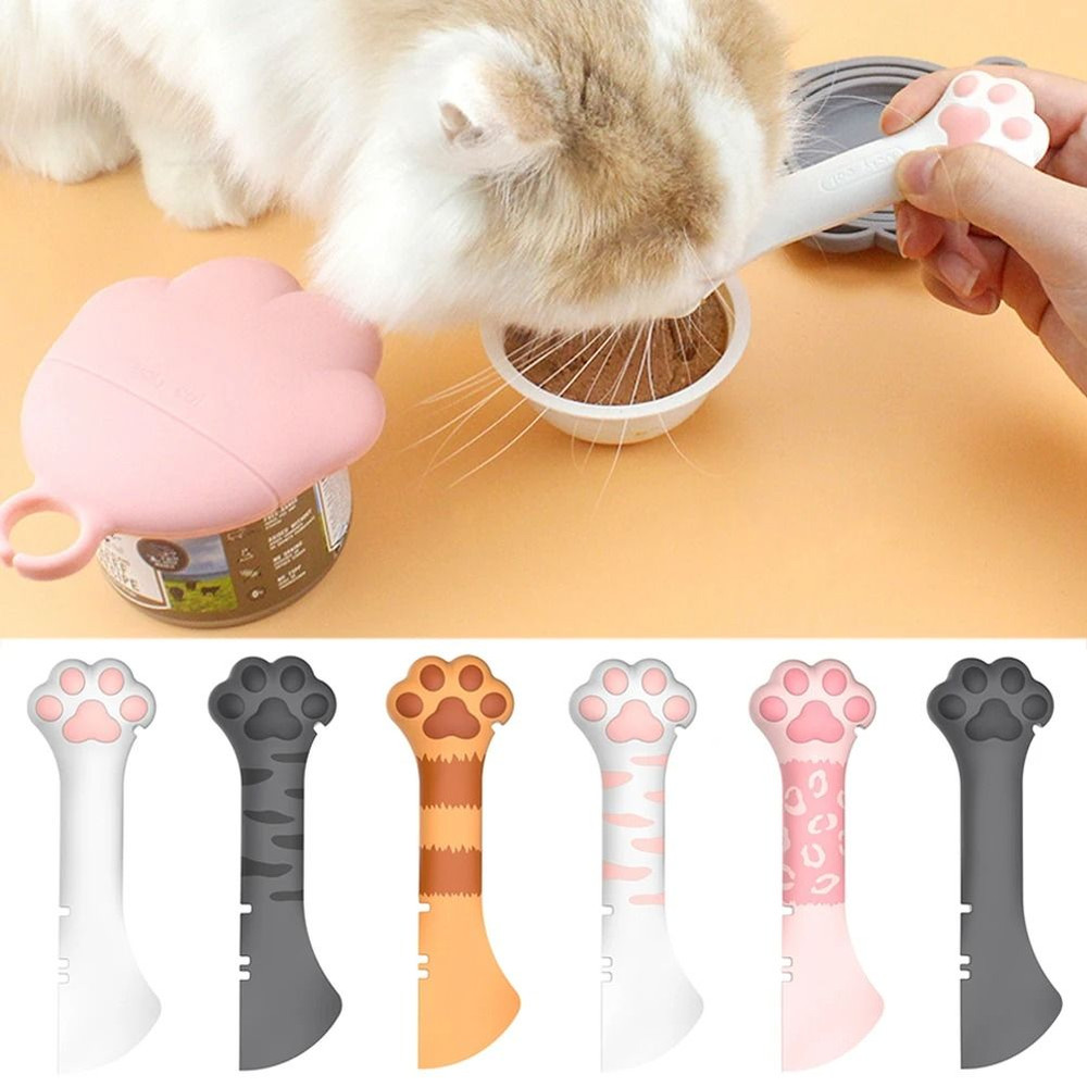 Multifunction Pet Spoon Jar Opener For Feeding Wet And Dry Food 5