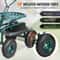 Rolling Garden Work Seat With Swivel Seat And Steering Handle 2