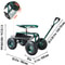 Rolling Garden Work Seat With Swivel Seat And Steering Handle 6