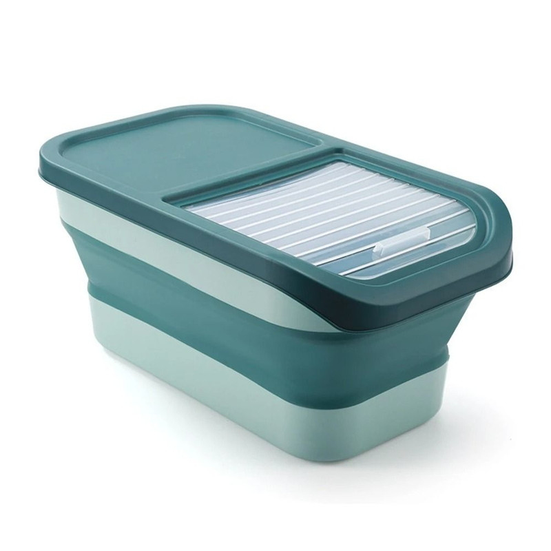 Collapsible Pet Food Storage Container With Airtight Lid 10