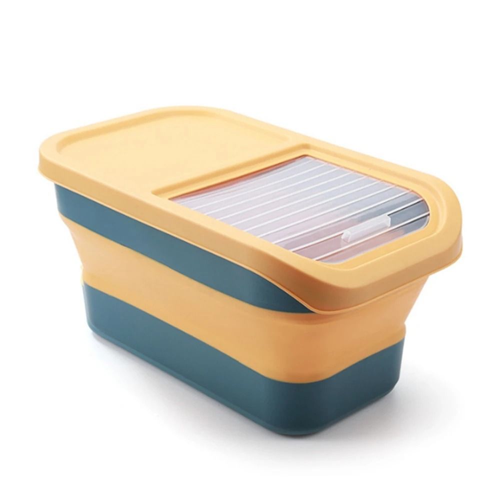 Collapsible Pet Food Storage Container With Airtight Lid 11