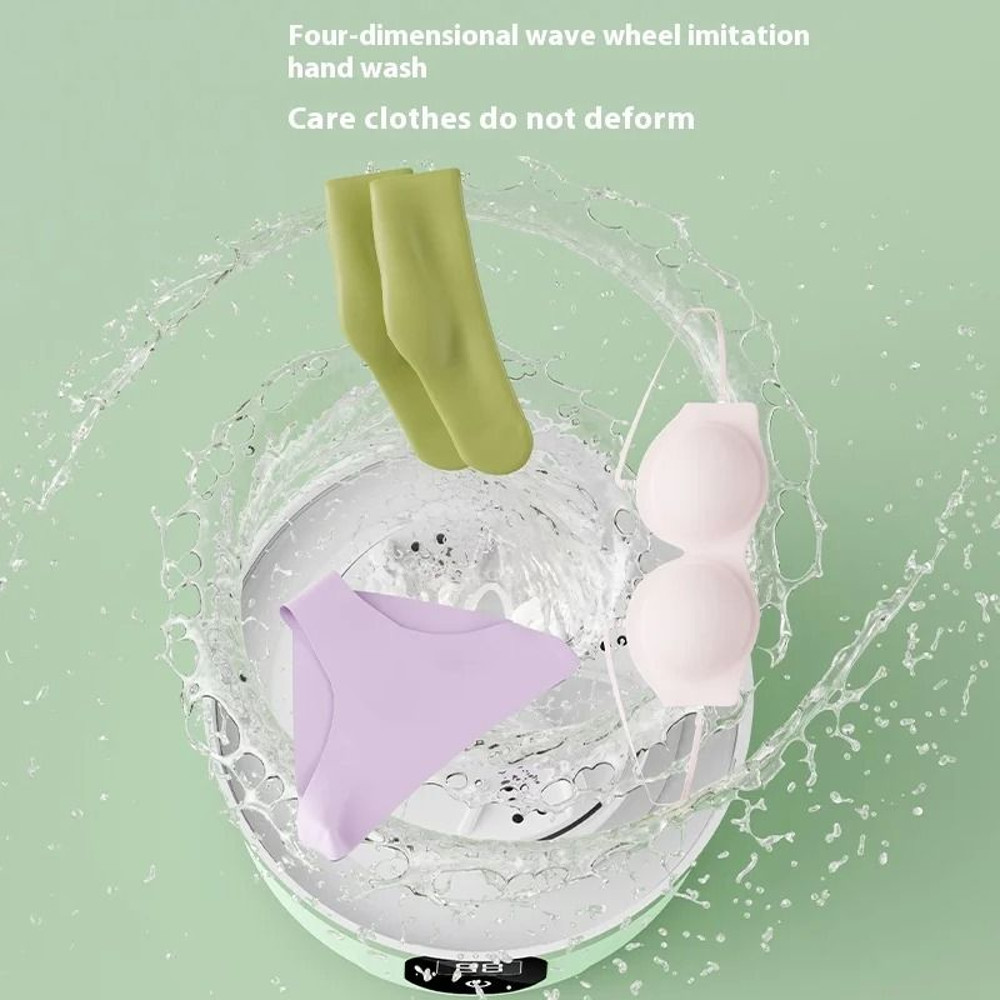 Portable Mini Laundry Wash Bucket For Travel And Small Spaces 4