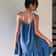 Elegant Denim Bandeau Dress For Summer Comfort 1
