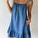 Elegant Denim Bandeau Dress For Summer Comfort 3