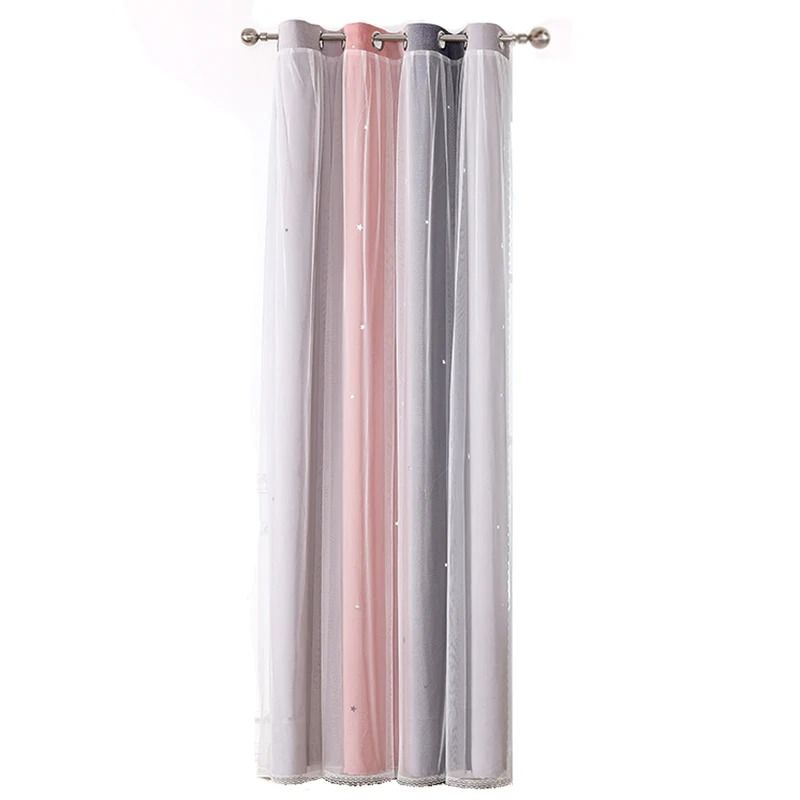 Colorful Rainbow Star Curtains For Kids Room 9