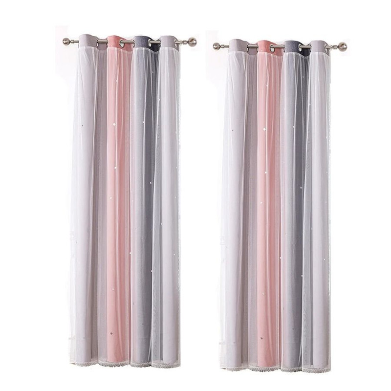 Colorful Rainbow Star Curtains For Kids Room 10
