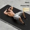 Non Slip Thick NBR Rubber Yoga Mat For Home Workouts 0