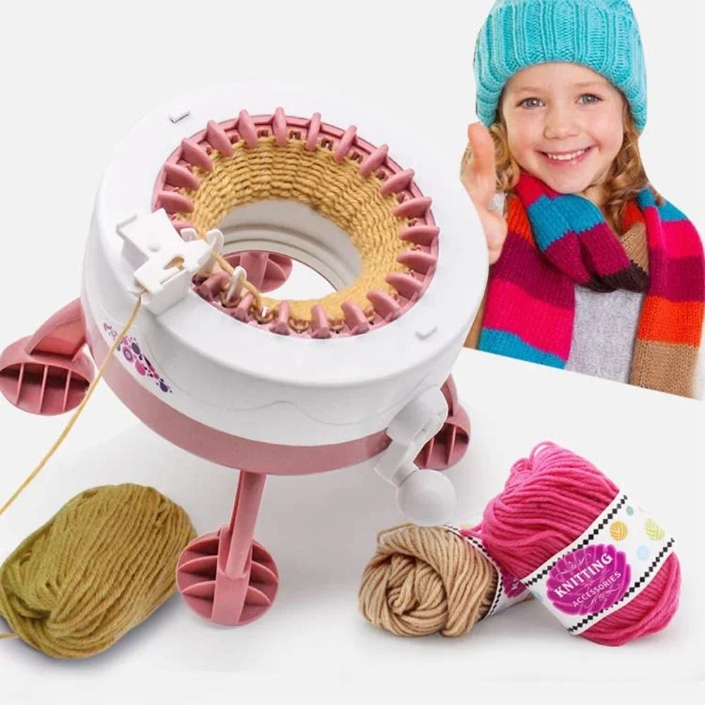 Rotary Knitting Board Kit With 22 Stitch Rotary Loom 4