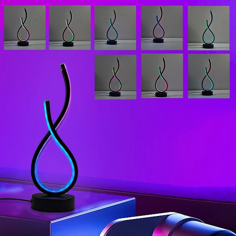 Modern USB LED Desk Lamp With Adjustable Lighting And Button Control 2