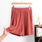 High Stretch Modal Pocket Shorts With Loose Wide Leg For Comfortable Home Wear 11