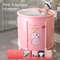 Foldable PVC Bath Bucket For Hot Bath Ice Therapy And Relaxation 6