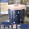 Foldable PVC Bath Bucket For Hot Bath Ice Therapy And Relaxation 8