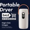 Compact Mini Clothes Dryer With Timed Shutdown For Travel And Small Spaces 0