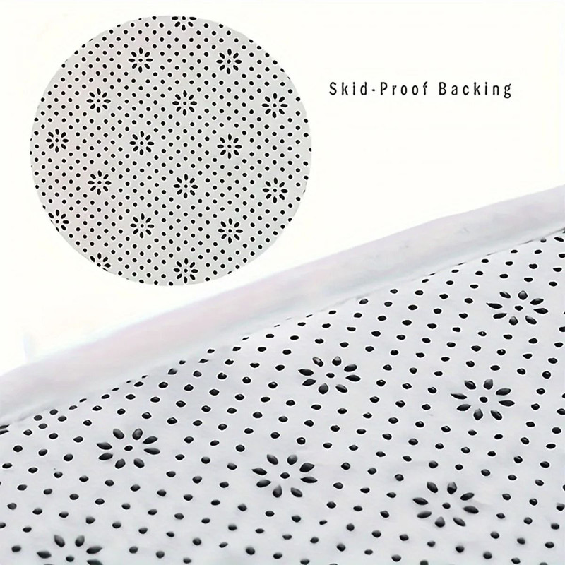 Thick Flannel Absorbent Bathroom Floor Mat 4