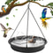 Hanging Outdoor Bird Feeder And Water Bath Tray 2