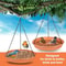 Hanging Outdoor Bird Feeder And Water Bath Tray 3