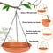 Hanging Outdoor Bird Feeder And Water Bath Tray 5